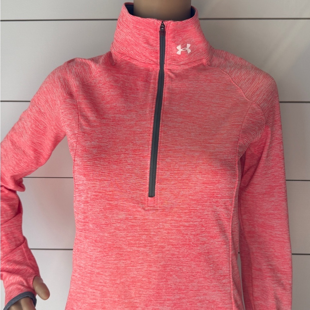 Under Armour Tech Long Sleeve T-shirt With 1/2 Zipper Closure, Sz XS - Picture 2 of 9